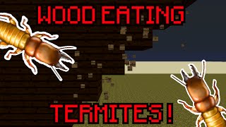 WOOD EATING TERMITES IN ONE COMMAND [upl. by Ydnagrub]