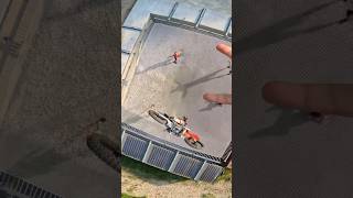 Epic trampoline jump over TP flipping 🤯 [upl. by Eizeerb]