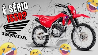 NOVA CRF 250F 2025 VEJA ESSA VERGONHA [upl. by Rolyab111]