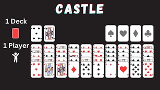 How To Play Castle Solitaire [upl. by Eiznikcm639]