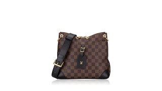 Louis Vuitton Damier Ebene Odeon NM PM Noir [upl. by Latrina107]