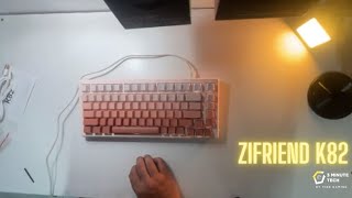 Zifriend k82 side engraved legends keyboard [upl. by Aala75]