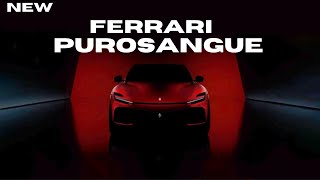 ALL NEW FERRARI PUROSANGUE 2024 CAR WORLD 2025cars upadetsFERRARI [upl. by Edie]