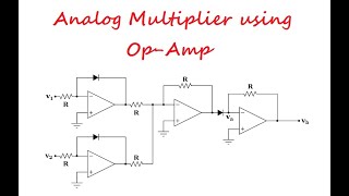 Analog Multiplier Using OpAmp [upl. by Pierrepont]