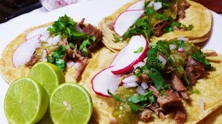 COCINAR TACOS DE RES AL VAPOR RICOS Y SABROSOS [upl. by Alegnaed]