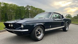 1967 Shelby GT500 Nightmist Blue 428 8V For Sale [upl. by Hsetih]