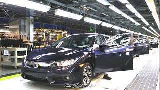 Honda CIVIC Production and Assembly [upl. by Bronny623]