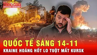 Quốc tế sáng 1411 Ukraine hoảng hốt lo tuột mấy Kursk trước khi ông Trump nhậm chức  Tin tức 24h [upl. by Ecirtemed798]