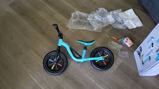 Chillafish Balance Bike Unboxing and Assembly [upl. by Marje816]