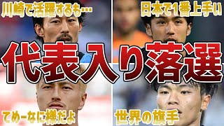 【狭き門】実力は凄いのになぜか代表とは縁がないサッカー選手たち！ [upl. by Dorothea]