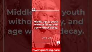 Top 10 Most Popular Doris Days Quotes  Quoteing [upl. by Aehsila]