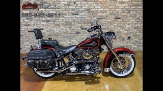 1999 HarleyDavidson FLSTC Heritage Softail Classic [upl. by Skoorb588]