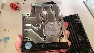 EKFB GA AX370 Gaming RGB Monoblock INSTALLATION Part 2 of 2 [upl. by Behrens795]