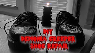 DIY Demonia Creeper Shoe Repair [upl. by Bluma]