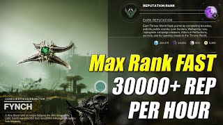 Destiny 2 Fastest Throne World Reputation Farm 30k Rep Per Hour Fynch [upl. by Tavy]