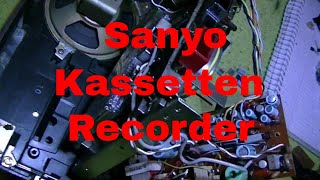 Sanyo MR410E Kassettenrecorder reparieren  eflose 878 [upl. by Krystal]