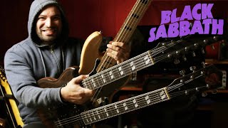 Black Sabbath  The Illusion Of Power Guitar and Bass cover  SOLO Double neck DSGK10 [upl. by Morty396]