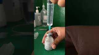 Preparation for co amoxiclav injection🍃🥰😇injectionshortsviralvideo [upl. by Lib151]