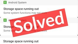 Fix Storage Space Running OutSome System Functions May Not Work Error In Xiaomi Redmi Android [upl. by Moraj976]