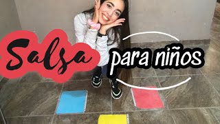 SALSA Para Niños  Aprende a bailar  Pasos Básicos [upl. by Tammy]