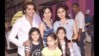 Mouni Roy At Karanvir Bohra Daughters Birthday Party 2017 [upl. by Aitnuahs]