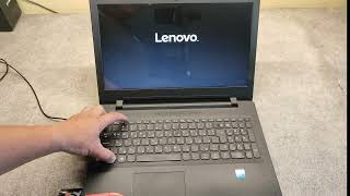 HOW TO ENTER THE BIOS ON LENOVO IDEAPAD 110 BOOT FROM USB [upl. by Llib]