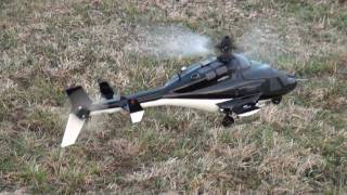 RC Esky Belt CP V2 Heli mit Airwolf Rumpf Fuselage [upl. by Obediah]