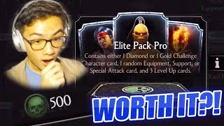 ELITE PACK PRO  GUARANTEED DIAMOND GLITCH 2018  MKX Mobile [upl. by Llerahc654]