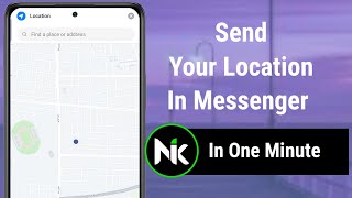 How To Send Your Location In Messenger 2024 [upl. by Ilujna]