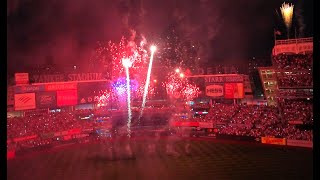 Yankees Stadium Fireworks Night  July 3 2023  4K HDR 60  New York City Bronx NYC [upl. by Ingrim]