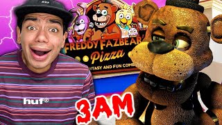 DO NOT ENTER FREDDY FAZBEARS PIZZA PLACE AT 3AM SCARY [upl. by Nodnil]