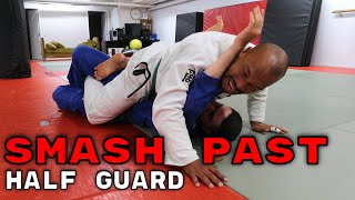 JUDO BASICS HOW TO SMASH PAST HALFGUARD CHEST TO CHEST [upl. by Dranrev]