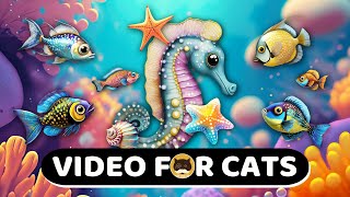 CAT GAMES  Tropical Coral Reef Fish Videos For Cats  CAT amp DOG TV  1 Hour [upl. by Morell759]