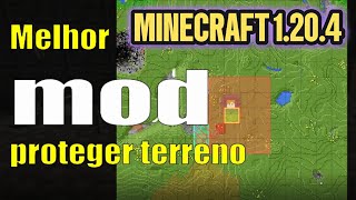 Melhor mod pra proteger terreno minecraft 1204 FTB CHUNKS COMO INSTALAR tem chunk loader [upl. by Adnamaa]