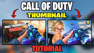 How To Make a Call Of Duty THUMBNAIL MW3 For FREE [upl. by Aimekahs496]