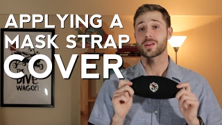 Applying a Mask Strap Cover｜Quick Scuba Tips [upl. by Nodarse306]