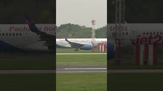 jet2 757 awesome powerup aviation planes airport planespotting avgeek antalyaairport [upl. by Kohn]