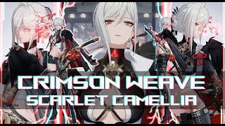 Punishing Gray Raven  New Crimson Weave SFX Skin  Scarlet Camellia 赤樗椿 Showcase [upl. by Elfont]