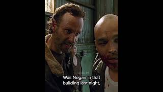 Rick Kills Negan  The Walking Dead S6E13  Shorts [upl. by Rekrap]