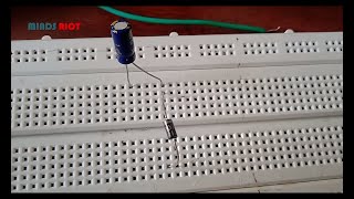 Clamper circuit on Breadboard [upl. by Nylloh]