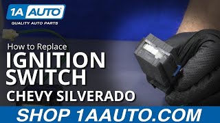 How to Replace Ignition Switch 0716 Chevy Silverado [upl. by Ilahsiav]