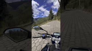 Rodeando un lago en motocicleta 🏍️ music trap kiddkeo lake [upl. by Cindra]