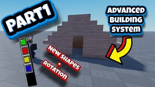 How to make a ADVANCED BUILD SYSTEM in Roblox Studio [upl. by Naivad268]