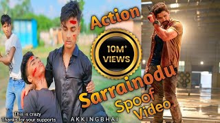 Sarrainodu Il Best Spoof Video Il Action Video Il Allu Arjun 👿😈  2024 Ka Action South Movies [upl. by Tse465]