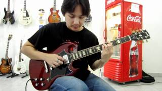 GIBSON SG STANDARD 2011 GUITAR CLEAN SOUND [upl. by Gamber]