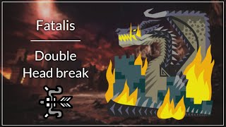 MHWI Fatalis Double Head Break Showcase With Commentary [upl. by Burris111]