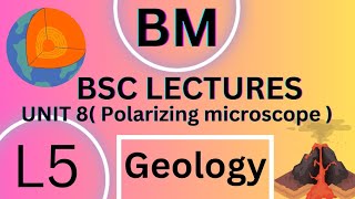 Polarizing microscope bscg bsc ignou geology 1styear 2ndsemester BGYCT133 [upl. by Costin]