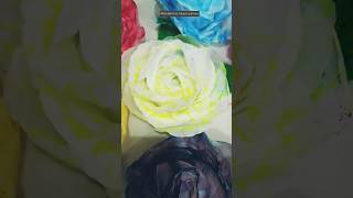 Rose lovers ke liye beautiful colourful handmade rose rangoli  wayral song [upl. by Suoirred12]