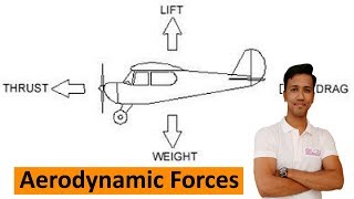 The Aerodynamics Forces on Aircraft  Explained in Hindi [upl. by Fedirko]