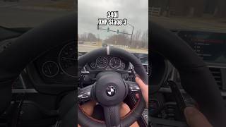 Stage 3 XHP on F30 BMW 340i xDrive POV 🔥 bmw xhp 340i b58 f30 [upl. by Atteynek]